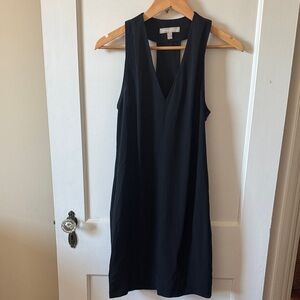 Banana Republic Black Racerback Pockets! V-Neck Mini Dress